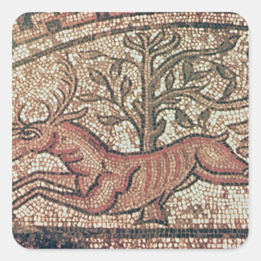 Hinton St. Mary Pavement c.350 AD Vierkante Sticker (Voorkant)
