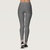 Hints van visgraat - med grijs leggings (Achterkant)
