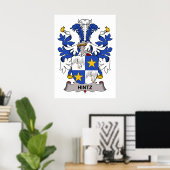 Hintz Family Crest Poster (Thuiskantoor)