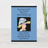 Hip-A-Dee-Doo-Dah Kaart (Voorkant)
