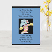 Hip-A-Dee-Doo-Dah Kaart (Gele Bloem)