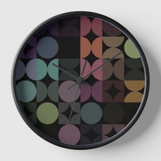 Hip Abstract halve cirkels Fusion Art Patroon (Voorkant)