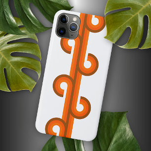 Hip Abstract Wave Curls Fusion Fijne Kunst Patroon Case-Mate iPhone Case
