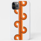 Hip Abstract Wave Curls Fusion Fijne Kunst Patroon Case-Mate iPhone Case (Achterkant)