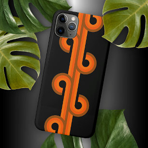 Hip Abstract Wave Curls Fusion Fijne Kunst Patroon iPhone 16 Pro Max Hoesje