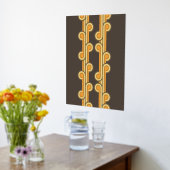 Hip Abstracte golven industriële fusiespecifieke k Folie Afdrukken (Laag (Keuken))