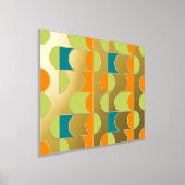 Hip Abstracte halve cirkels avy Mosaic Art Patroon Folie Afdrukken (Laagn)