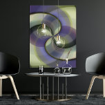 Hip Abstracte halve cirkels avy Mosaic Art Patroon Poster<br><div class="desc">Mooie hedendaagse paarse cirkels, zwart, violet, pastelmunt groen en bleek geel gekleurde geometrische spiraalcirkels mozaïek abstract bloempatroon. Elegant, stijlvol en eclectisch minimalistisch ontwerp voor de artistieke heuptrendsetter, retro art stijl of abstract digitaal geometrisch motief minnaar. Pas dit ontwerp aan met uw interieurkleuren en decoreer uw muur met iets exclusief en...</div>