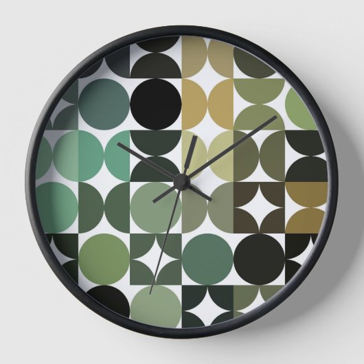 Hip Abstracte halve cirkels industriële fusiekunst (Voorkant)