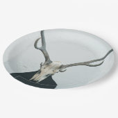 Hip Antler Skull Papieren Bordje (Gekanteld)