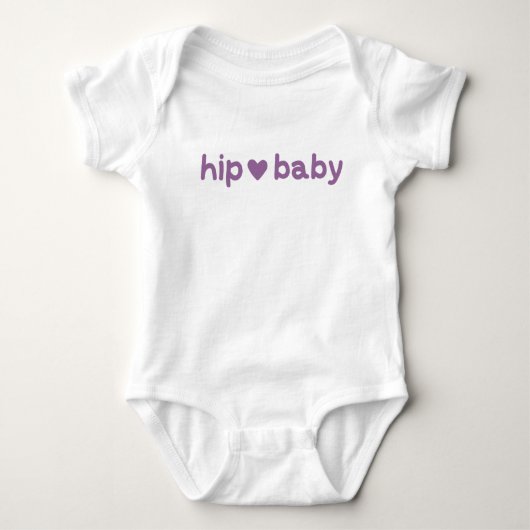 Hip baby voor bewustzijn bij heupdysplasie romper (Voorkant)