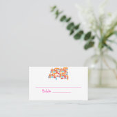Hip Bat Mitzvah Place Cards Plaatskaartje (Staand voorkant)