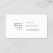 HIP BLACK DIAMOND PATTERN op DONKERGRIJS Visitekaartje (Achterkant)