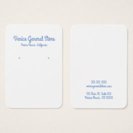 Hip Blue Oorbel of Sieraden Display Kaart