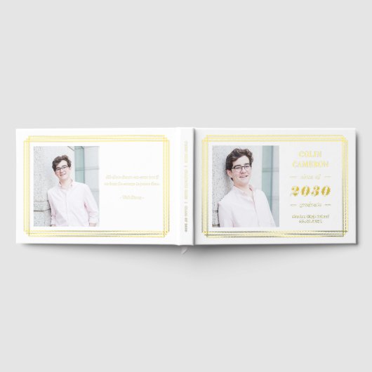 Hip Border Folie Foto Afstuderen Gastboek Gastenboek (Volledig)