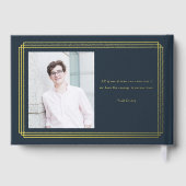 Hip Border Folie Foto Afstuderen Gastboek Gastenboek (Achterkant)