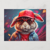 Hip Bunny | Briefkaart (Voorkant)