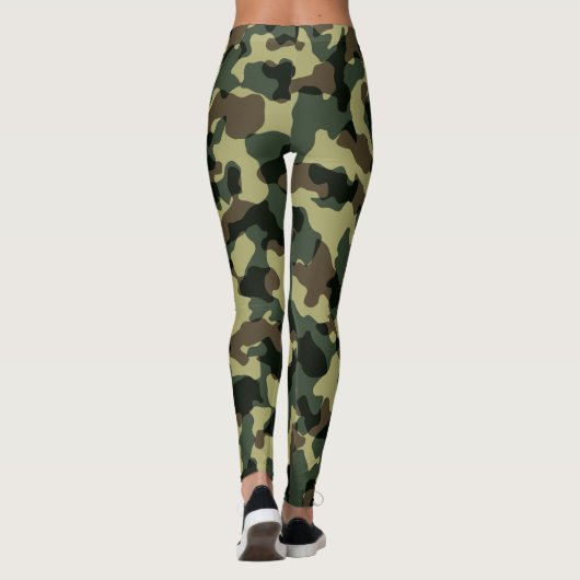 Hip Camping Camo Camouflage blinde jagers Leggings (Achterkant)