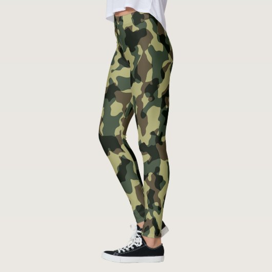 Hip Camping Camo Camouflage blinde jagers Leggings (Links)