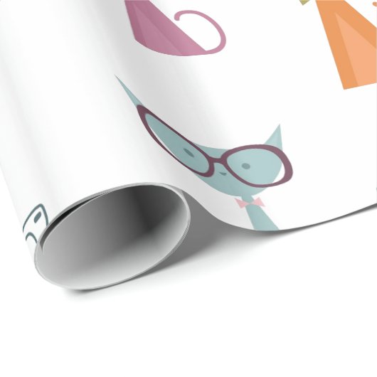 Hip Cats Cadeaupapier (Rol Hoek)