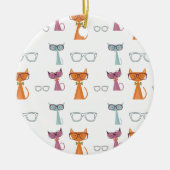 Hip Cats Keramisch Ornament (Voorkant)