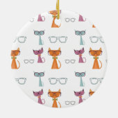 Hip Cats Keramisch Ornament (Achterkant)