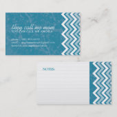 Hip Chevron mammcards Contactkaartje (Voorkant / Achterkant)