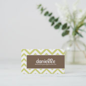 Hip Chevron-profielkaart - Visitekaartje (Staand voorkant)