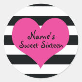 Hip Chick "16th Brithday" sticker (Voorkant)