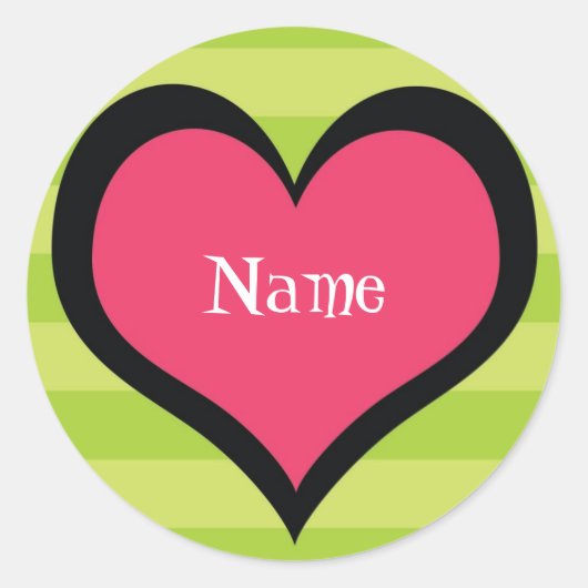 Hip Chick Aangepaste Naam Sticker (Voorkant)