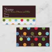 Hip Chick-mammkaart Contactkaartje (Voorkant / Achterkant)