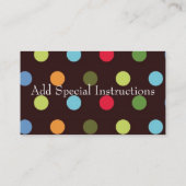 Hip Chick-mammkaart Contactkaartje (Achterkant)