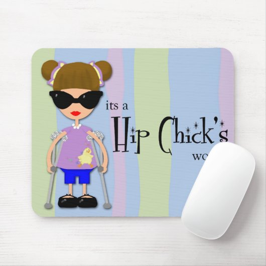 Hip Chick Mousepad Muismat (Met muis)