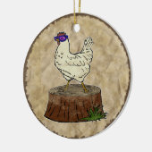 Hip Chicken, ornament (Links)
