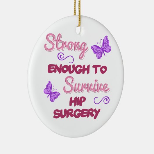 Hip chirurgie sterk keramisch ornament (Rechts)