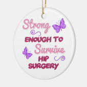 Hip chirurgie sterk keramisch ornament (Links)