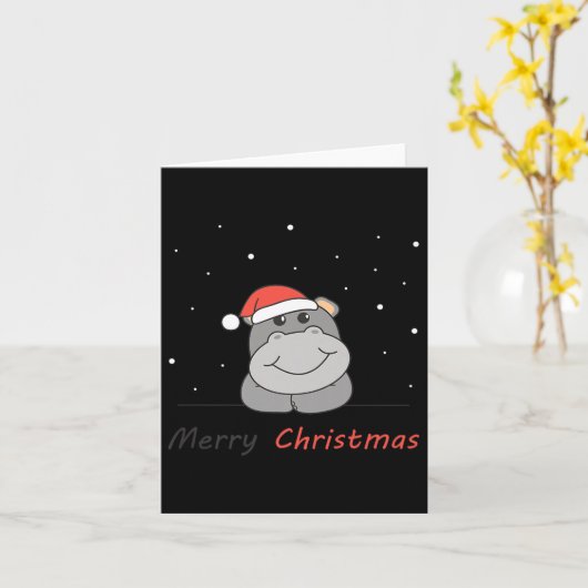 Hip Christmas Merry Christmas Hips Premium  Kaart (Gele Bloem)