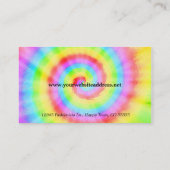 Hip Colorful 'N Groovy Profile Card Visitekaartje (Achterkant)