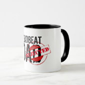 hip deadbeat dad Afgewezen grappig cadeau voor vad Mok (Voorkant rechts)