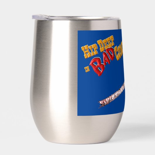 Hip Deep in Bad Company "tinnen beker" van Ann Cha (Rechts)