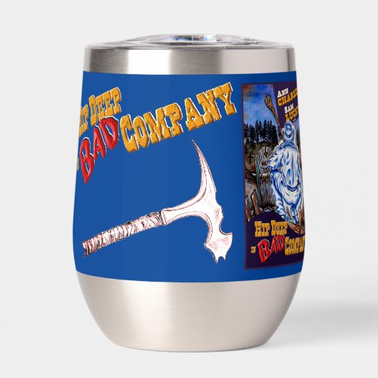 Hip Deep in Bad Company "tinnen beker" van Ann Cha (Voorkant)