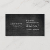 Hip en de Logo van de Pijl van de Rustige met Hand Visitekaartje (Achterkant)