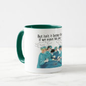 hip Feng shui leverdokter medisch woordje grappig Mok (Voorkant links)