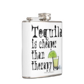HIP FLASKS, TEQUILA IS KAPER DAN THERAPIE HEUPFLES (Rechts)