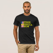 Hip Free America Now T-Shirt Design, Verenigde Sta (Voorkant volledig)