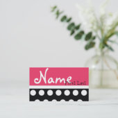 Hip Girl Calling Card Contactkaartje (Staand voorkant)
