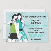 Hip Girls Singing Kaart (Voorkant)