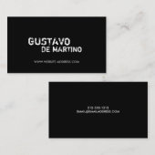 HIP GRUNGY ZWART VISITEKAARTJE (Voorkant / Achterkant)