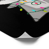 Hip Happy Christmas Fairy Lights Sweet Animals Hip Poster (Hoek)