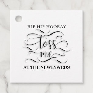 Hip Heup Hoera Gooi Mij Petals Bruiloft Bedankjes Labels